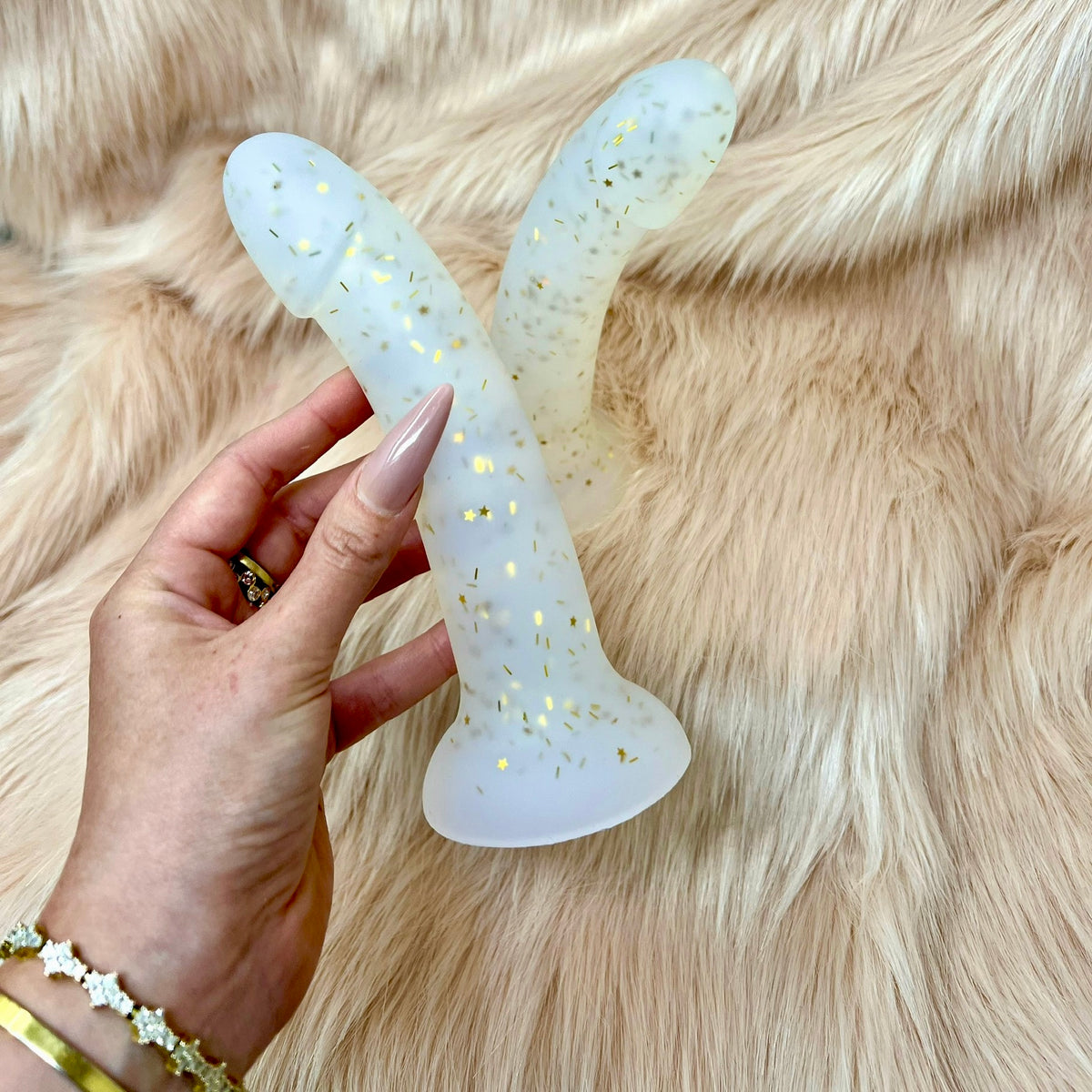 Golden Glitter Dildo Kittens & Kink Golden Glitter Dildo Kittens & Kink