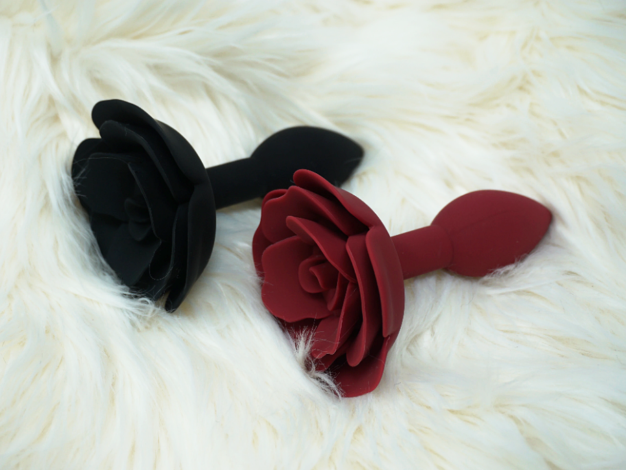 Silicone Rose Anal Plugs Kitten Play Kittens & Kink Silicone Rose Anal Plugs Kitten Play Kittens & Kink