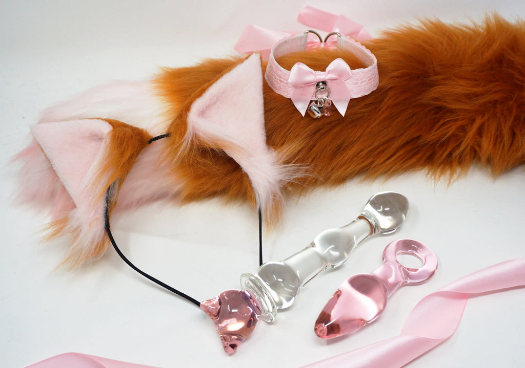 Foxy Ginger & Pink Kitten Play Set Kittens & Kink Foxy Ginger & Pink Kitten Play Set Kittens & Kink