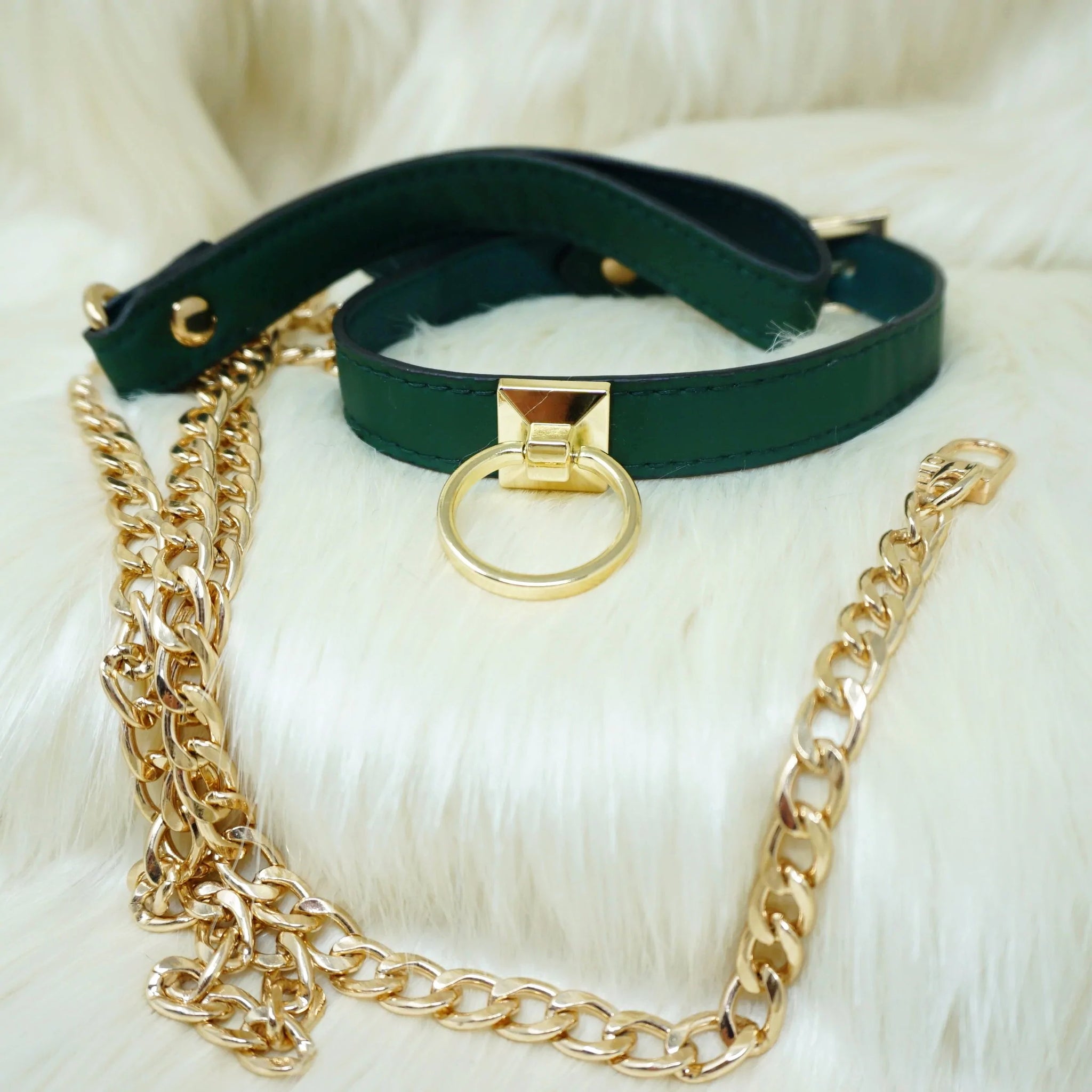 Green & Gold BDSM Bondage Set– Kittens & Kink