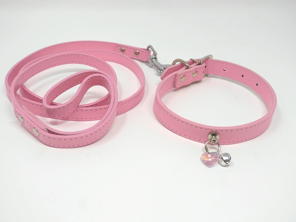 Pink Collar & Leash Set– Kittens & Kink